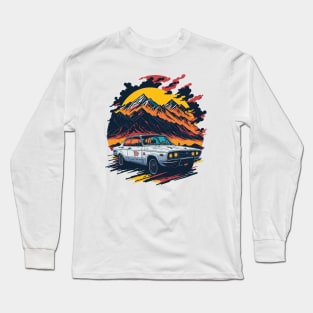 Old Car in mountain classic Long Sleeve T-Shirt